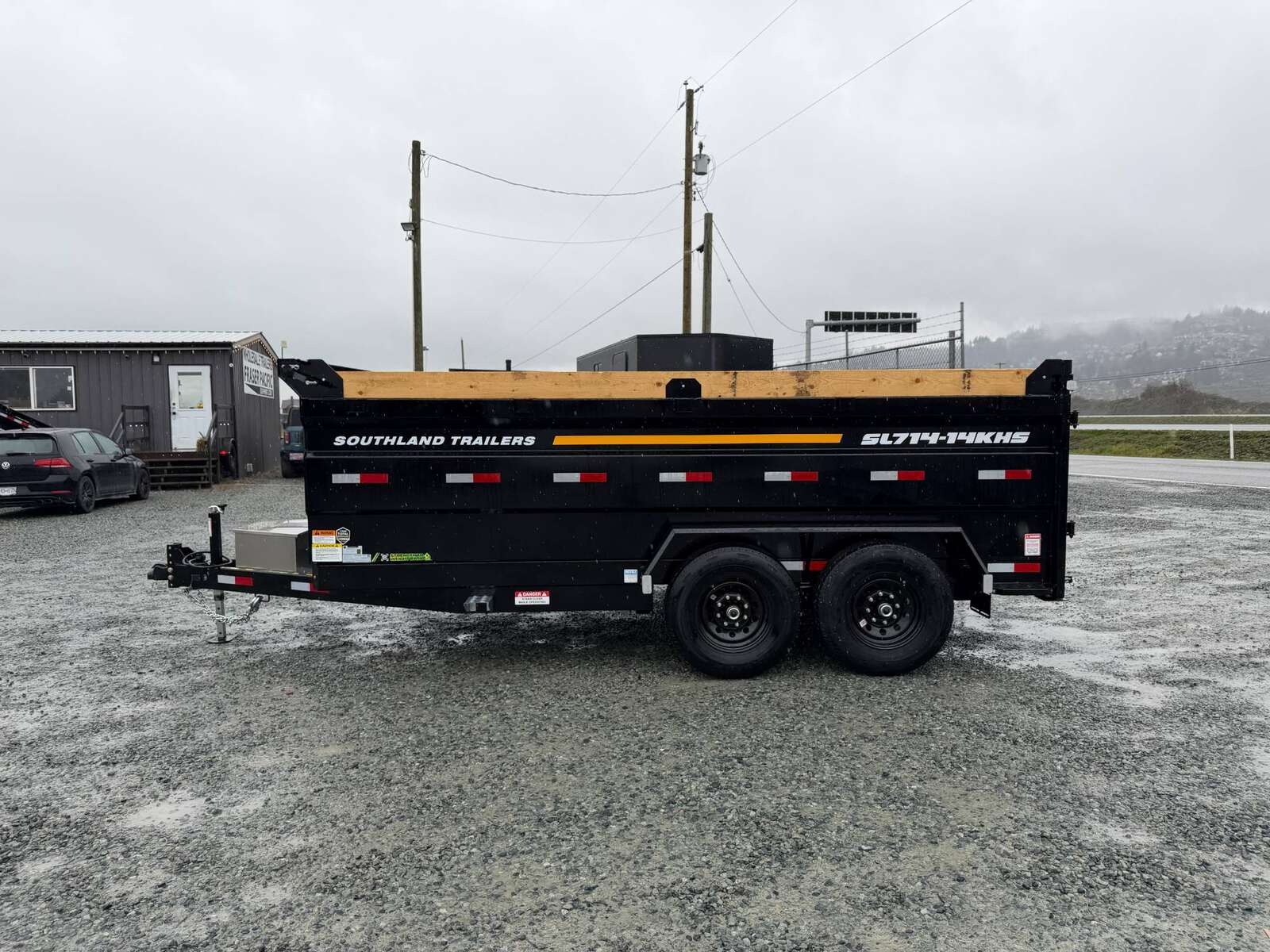 Photo of 2026 Southland 7x14 High Side Dump Trailer 15,400lb GVW w/ Tarp & Ramps