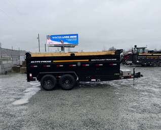 Thumbnail Photo of 2026 Southland 7x14 High Side Dump Trailer 15,400lb GVW w/ Tarp & Ramps