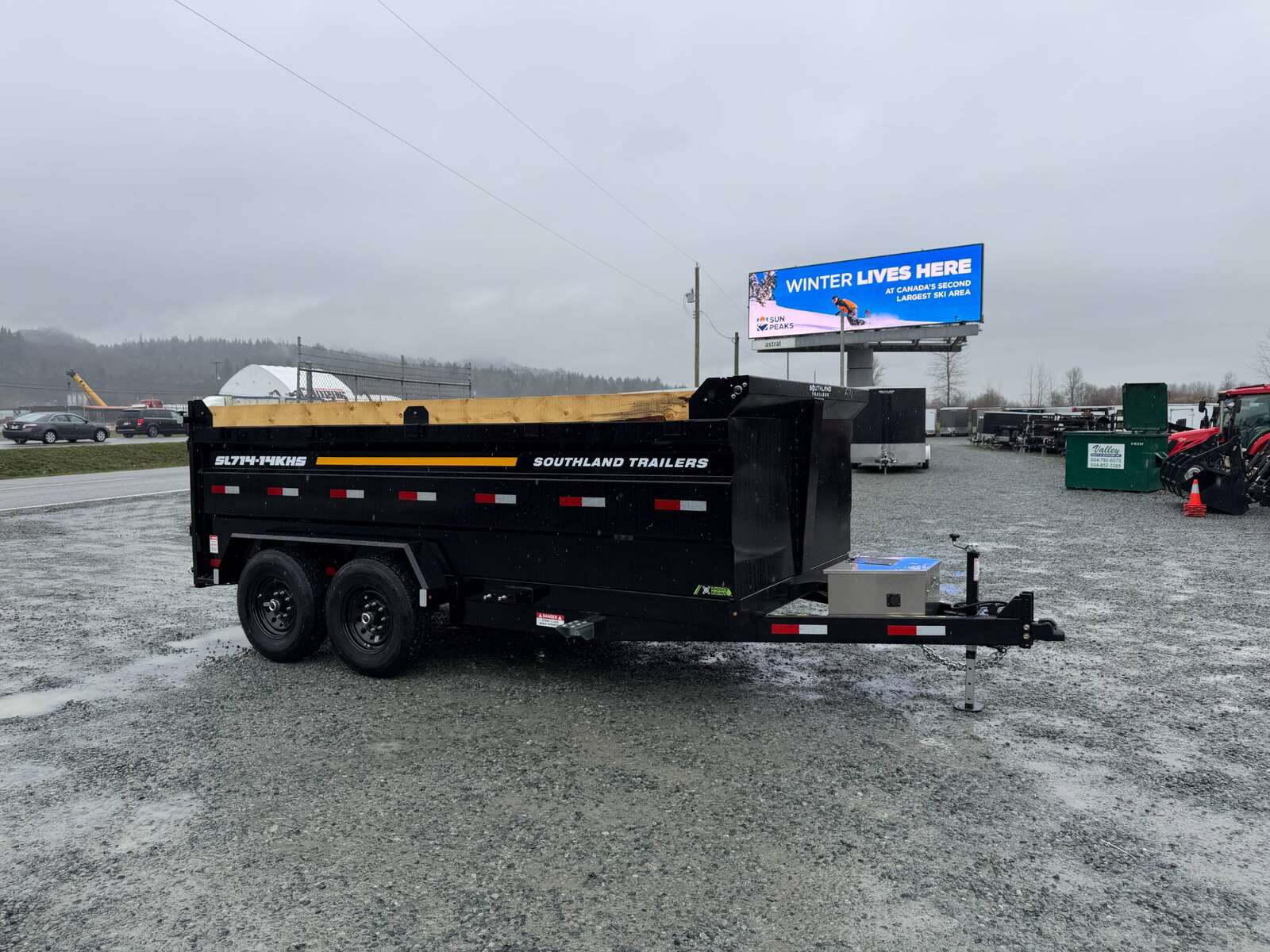 Photo of 2026 Southland 7x14 High Side Dump Trailer 15,400lb GVW w/ Tarp & Ramps