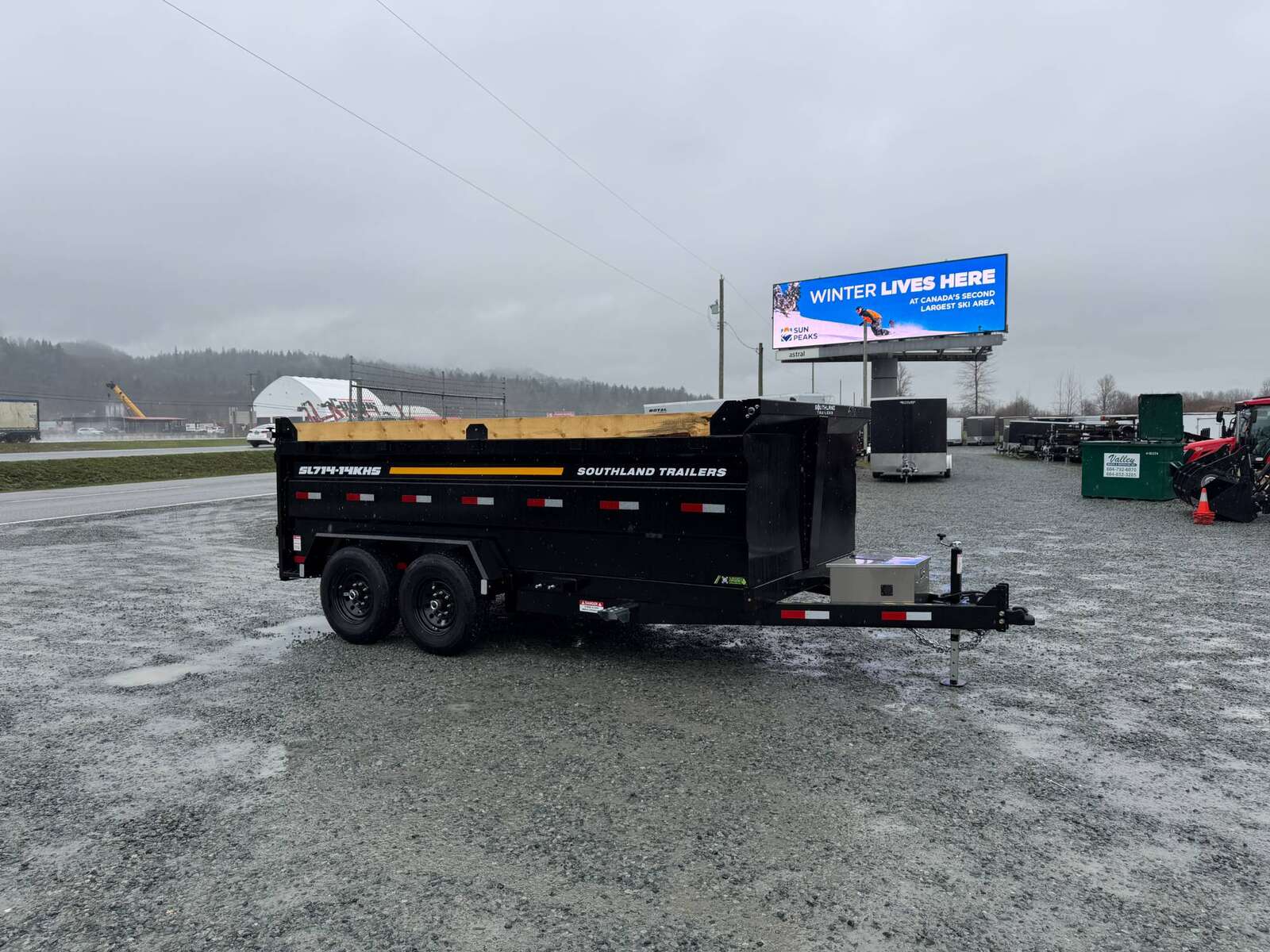 Photo of 2026 Southland 7x14 High Side Dump Trailer 15,400lb GVW w/ Tarp & Ramps
