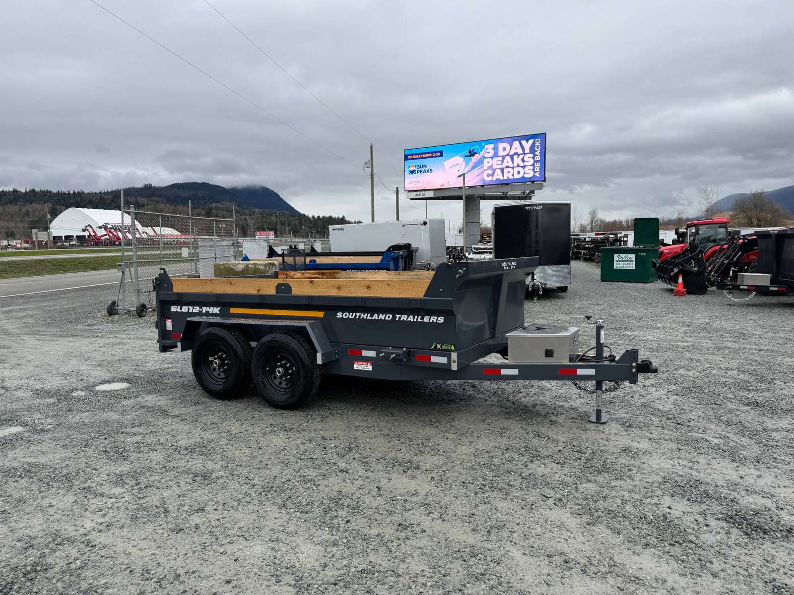 Photo of 2026 Southland 6X12 Dump Trailer Charcoal Grey 15,400LB Heavy Duty with Tarp & Ramps
