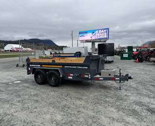 Thumbnail Photo of 2026 Southland 6X12 Dump Trailer Charcoal Grey 15,400LB Heavy Duty with Tarp & Ramps
