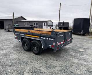 Thumbnail Photo of 2026 Southland 6X12 Dump Trailer Charcoal Grey 15,400LB Heavy Duty with Tarp & Ramps
