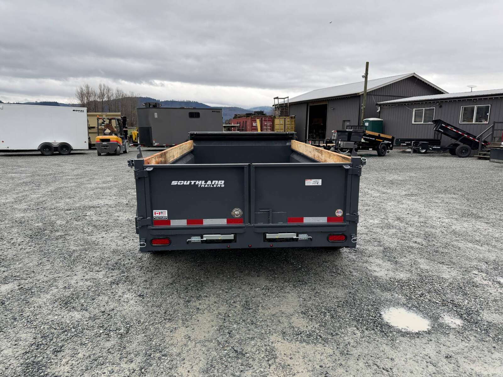 Photo of 2026 Southland 6X12 Dump Trailer Charcoal Grey 15,400LB Heavy Duty with Tarp & Ramps