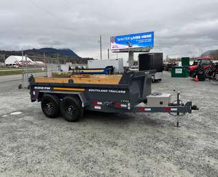 Thumbnail Photo of 2026 Southland 6X12 Dump Trailer Charcoal Grey 15,400LB Heavy Duty with Tarp & Ramps