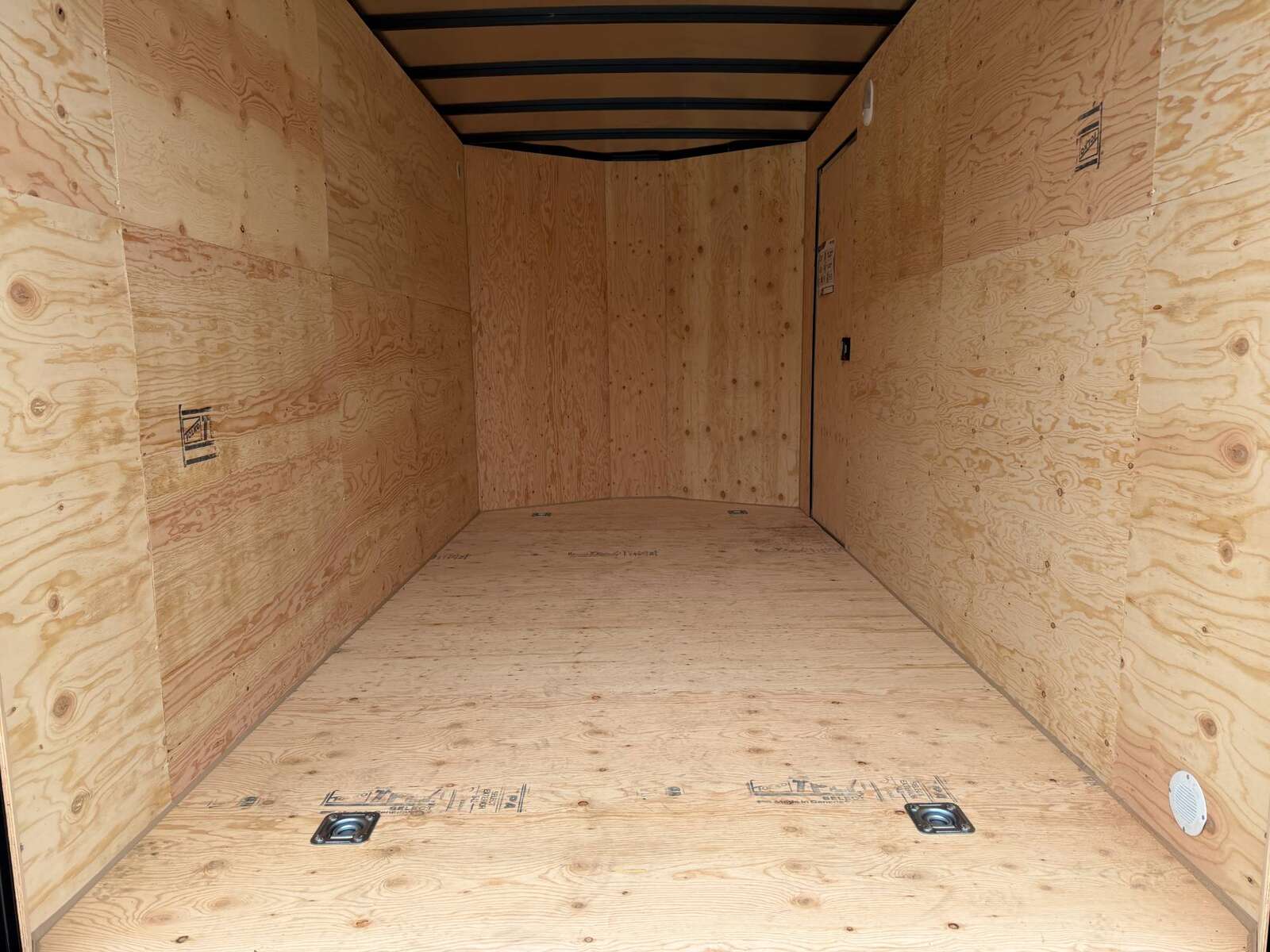 Photo of 2026 Royal Cargo 7X14 V Nose 7700LB GVW RAMP DOOR White Enclosed Cargo Trailer Extra Tall (GSR)