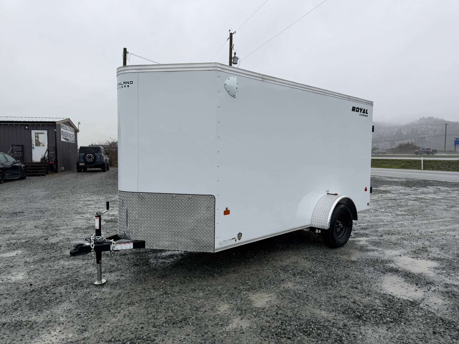 Photo of 2026 Royal Cargo 6x12 V Nose Cargo / Enclosed Trailer Barn Doors White