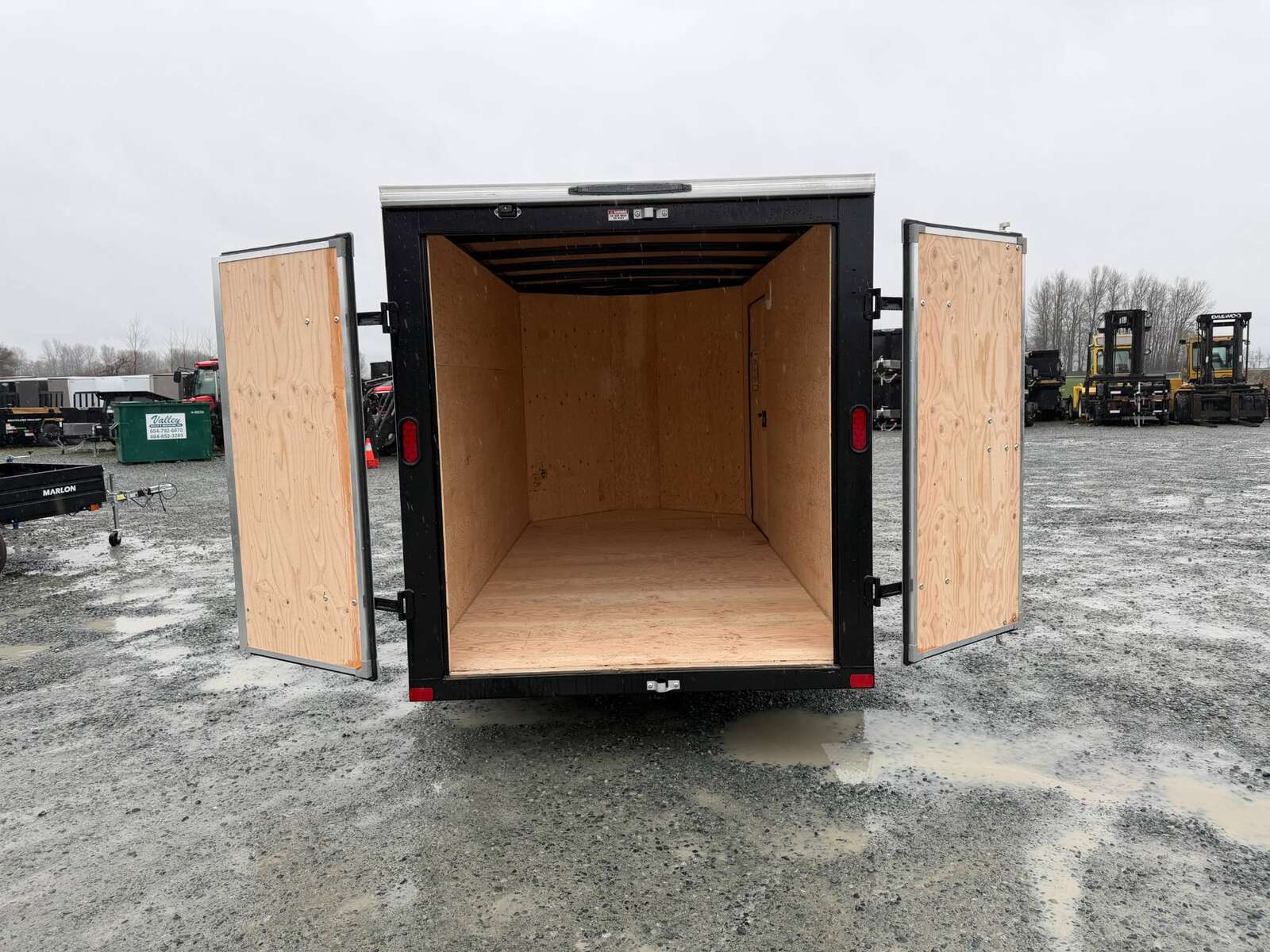 Photo of 2026 Royal Cargo 6x12 V Nose Cargo / Enclosed Trailer Barn Doors White