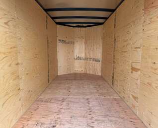 Thumbnail Photo of 2026 Royal Cargo 5x10 Cargo Enclosed Trailer V Nose Barn Doors White