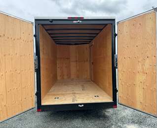 Thumbnail Photo of 2026 Royal Cargo 7X14 V Nose 7700LB GVW BARN DOORS Charcoal Grey Enclosed Cargo Trailer Extra Tall