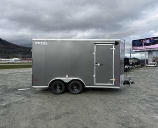 Thumbnail Photo of 2026 Royal 7.5X14 Cargo / Enclosed Trailer RAMP DOOR EXTRA HEIGHT 7700LB GVW Charcoal Grey (GSR)