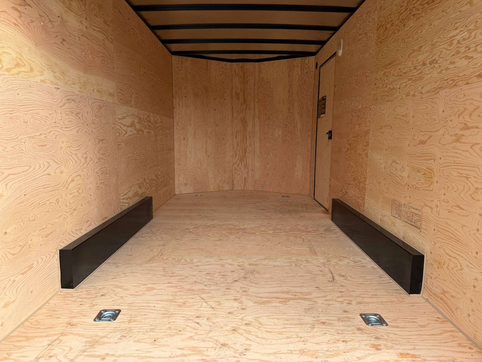 Photo of 2026 Royal 7.5X14 Cargo / Enclosed Trailer RAMP DOOR EXTRA HEIGHT 7700LB GVW Charcoal Grey (GSR)