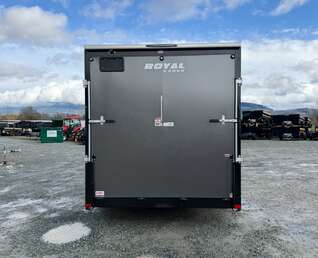 Thumbnail Photo of 2026 Royal 7.5X14 Cargo / Enclosed Trailer RAMP DOOR EXTRA HEIGHT 7700LB GVW Charcoal Grey (GSR)