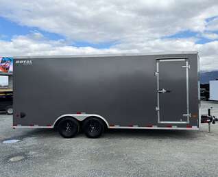 Thumbnail Photo of 2026 Royal Cargo 8.5x20 +V Nose 11,700lb Cargo / Enclosed Trailer Car Hauler Extra Height Ramp Door Charcoal Grey (GSR)