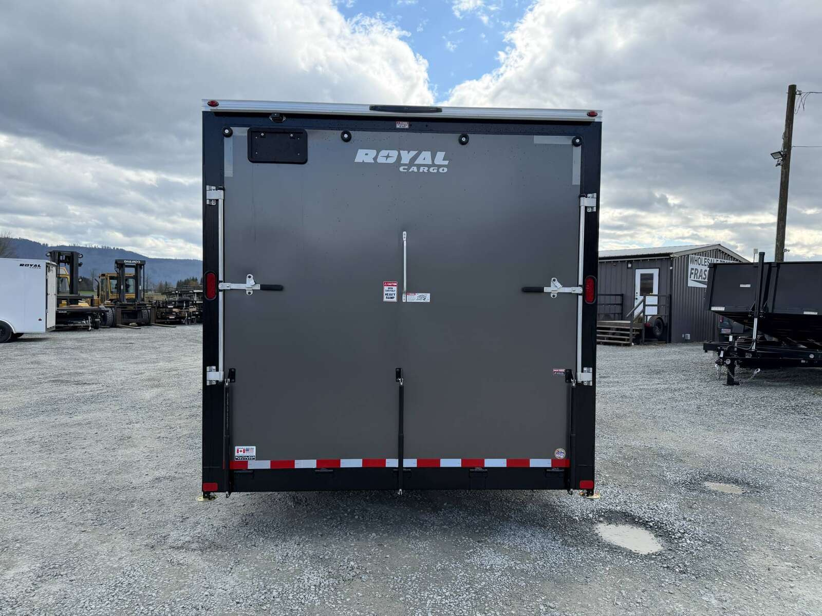Photo of 2026 Royal Cargo 8.5x20 +V Nose 11,700lb Cargo / Enclosed Trailer Car Hauler Extra Height Ramp Door Charcoal Grey (GSR)