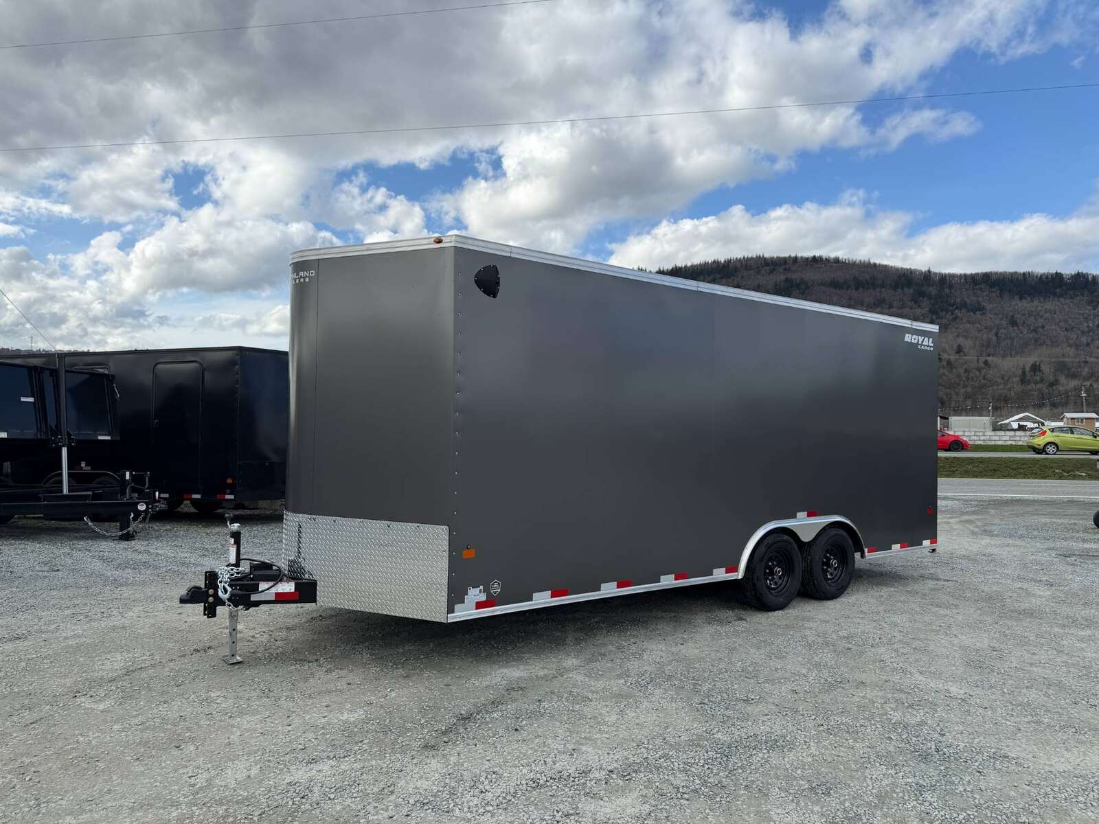 Photo of 2026 Royal Cargo 8.5x20 +V Nose 11,700lb Cargo / Enclosed Trailer Car Hauler Extra Height Ramp Door Charcoal Grey (GSR)