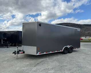Thumbnail Photo of 2026 Royal Cargo 8.5x20 +V Nose 11,700lb Cargo / Enclosed Trailer Car Hauler Extra Height Ramp Door Charcoal Grey (GSR)