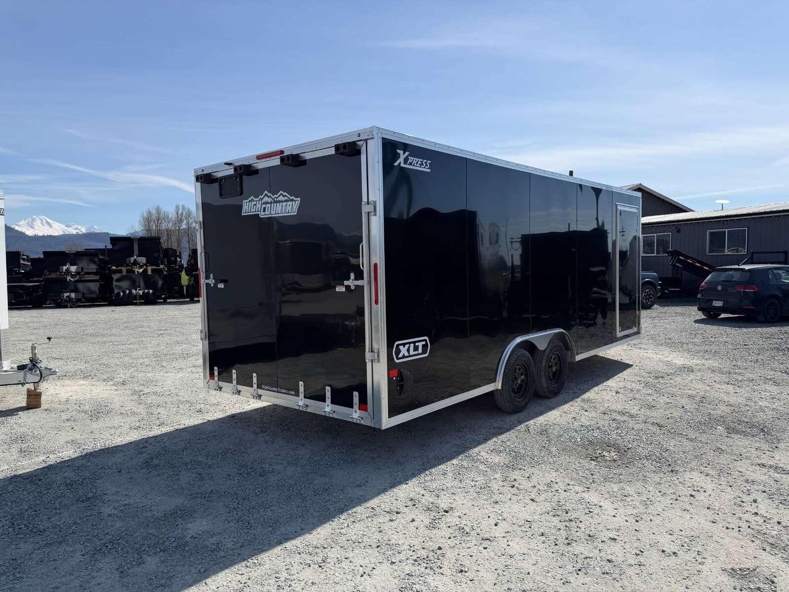 Photo of 2026 Alcom XLT Pro 8.5x20 Car Hauler Enclosed Cargo Trailer w/ Side escape door 7000lb GVW Black