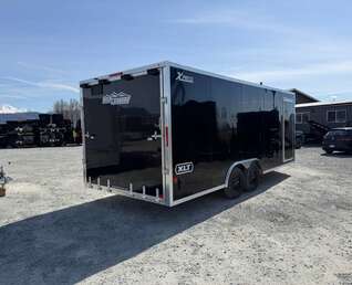 Thumbnail Photo of 2026 Alcom XLT Pro 8.5x20 Car Hauler Enclosed Cargo Trailer w/ Side escape door 7000lb GVW Black