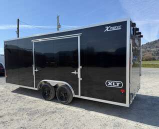 Thumbnail Photo of 2026 Alcom XLT Pro 8.5x20 Car Hauler Enclosed Cargo Trailer w/ Side escape door 7000lb GVW Black