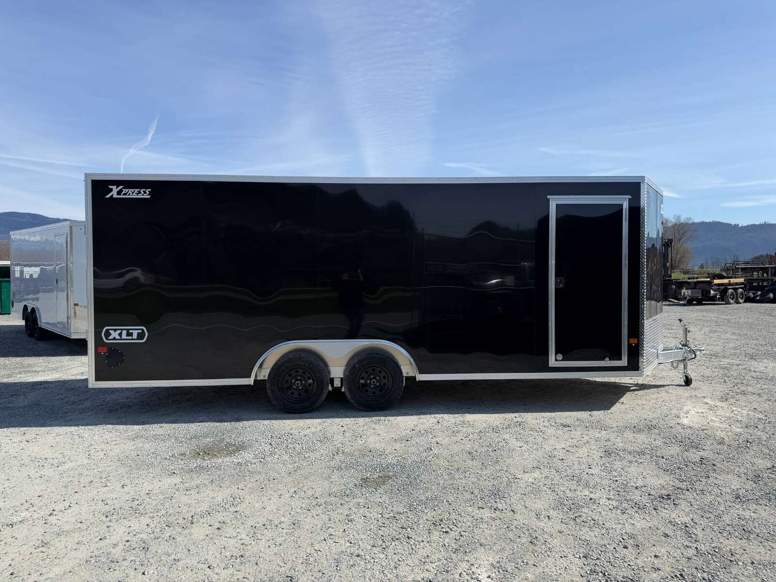 Photo of 2026 Alcom XLT Pro 8.5x20 Car Hauler Enclosed Cargo Trailer w/ Side escape door 7000lb GVW Black