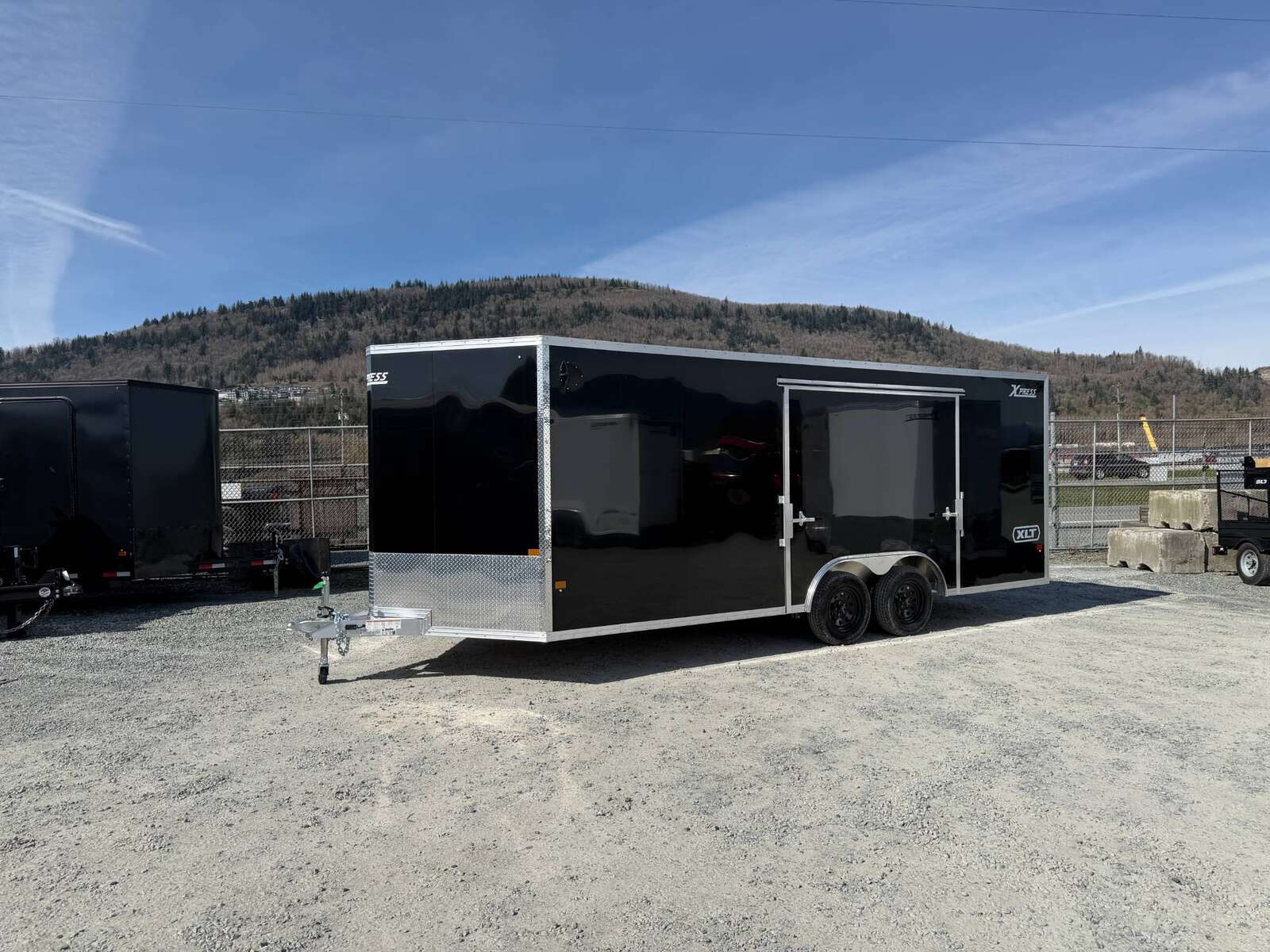Photo of 2026 Alcom XLT Pro 8.5x20 Car Hauler Enclosed Cargo Trailer w/ Side escape door 7000lb GVW Black