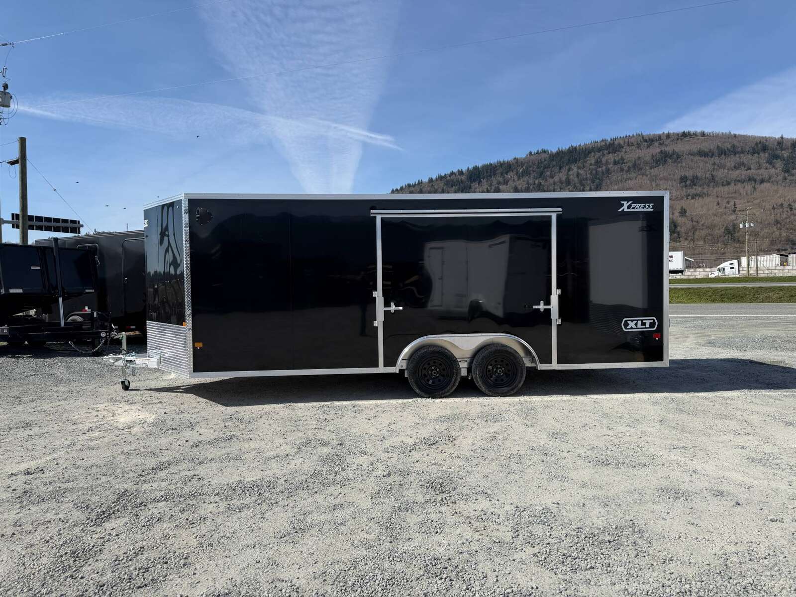 Photo of 2026 Alcom XLT Pro 8.5x20 Car Hauler Enclosed Cargo Trailer w/ Side escape door 7000lb GVW Black