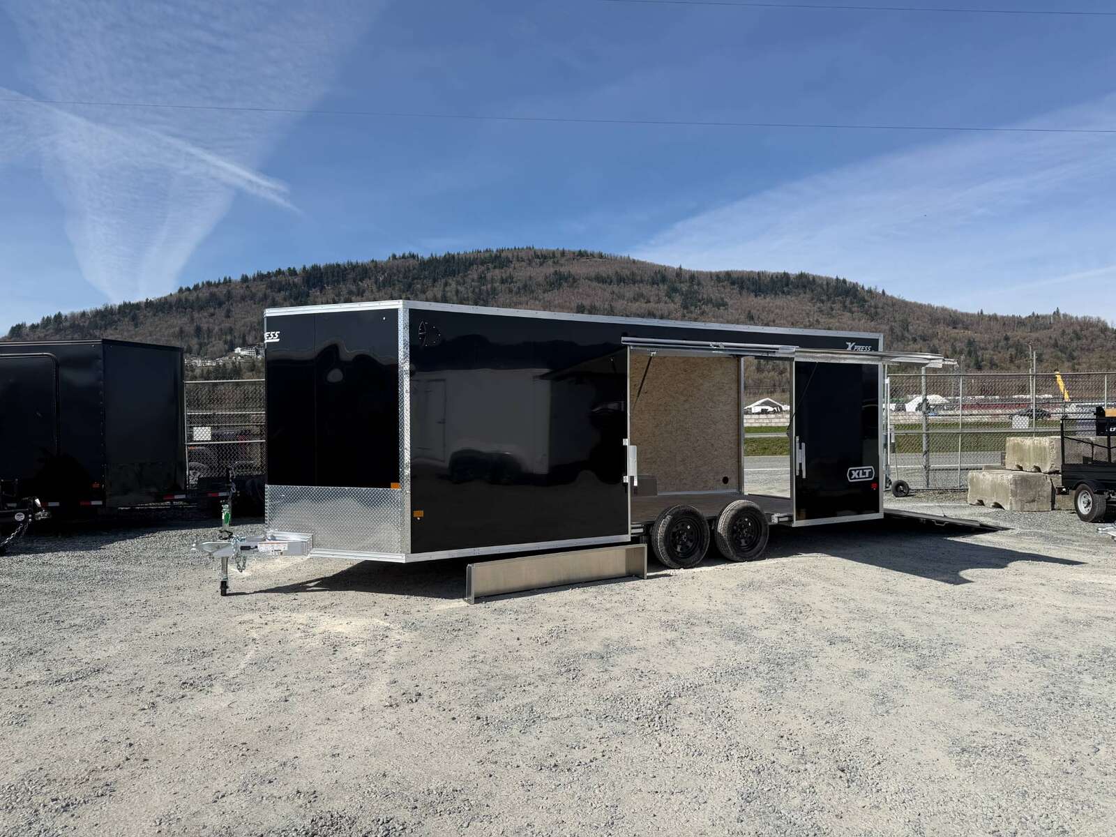 Photo of 2026 Alcom XLT Pro 8.5x20 Car Hauler Enclosed Cargo Trailer w/ Side escape door 7000lb GVW Black