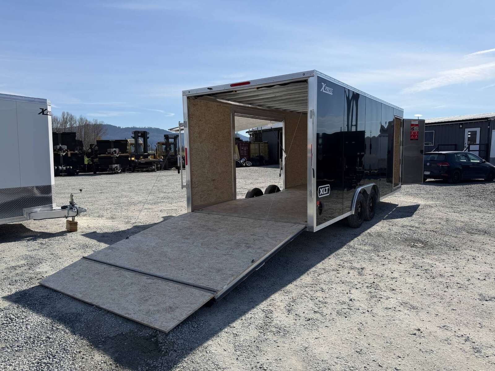 Photo of 2026 Alcom XLT Pro 8.5x20 Car Hauler Enclosed Cargo Trailer w/ Side escape door 7000lb GVW Black