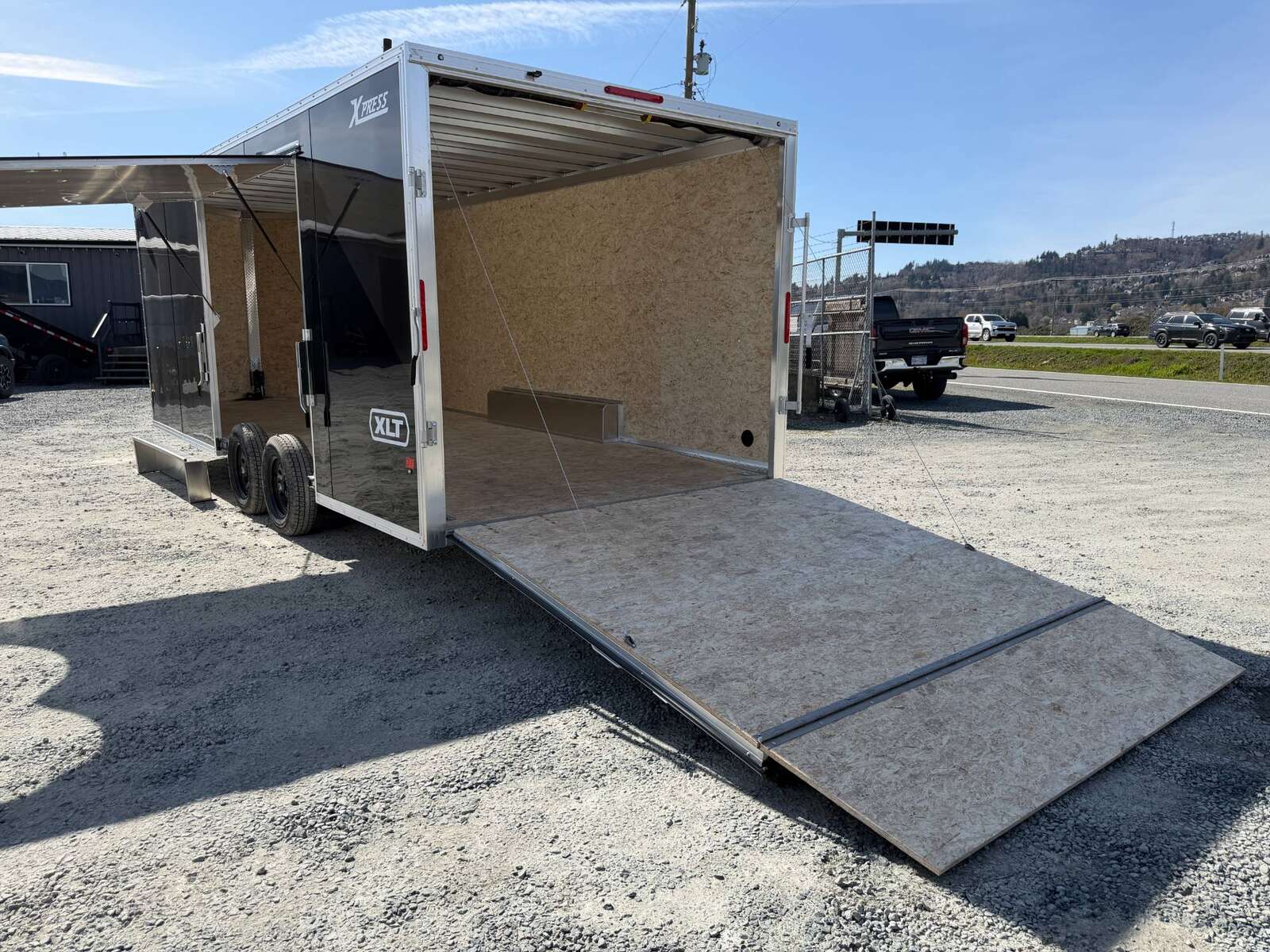 Photo of 2026 Alcom XLT Pro 8.5x20 Car Hauler Enclosed Cargo Trailer w/ Side escape door 7000lb GVW Black