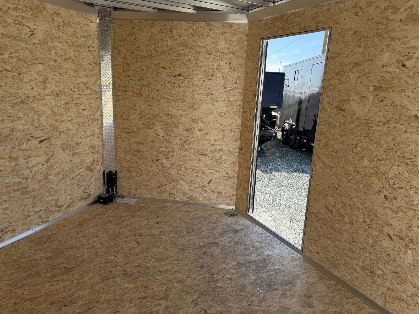 Photo of 2026 Alcom XLT Pro 8.5x20 Car Hauler Enclosed Cargo Trailer w/ Side escape door 7000lb GVW Black