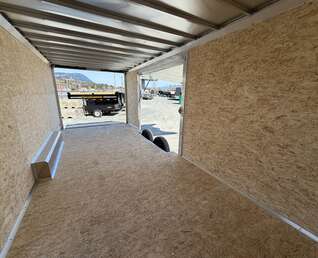 Thumbnail Photo of 2026 Alcom XLT Pro 8.5x20 Car Hauler Enclosed Cargo Trailer w/ Side escape door 7000lb GVW White