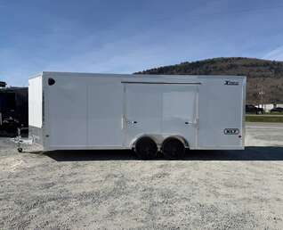Thumbnail Photo of 2026 Alcom XLT Pro 8.5x20 Car Hauler Enclosed Cargo Trailer w/ Side escape door 7000lb GVW White