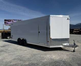 Thumbnail Photo of 2026 Alcom XLT Pro 8.5x20 Car Hauler Enclosed Cargo Trailer w/ Side escape door 7000lb GVW White