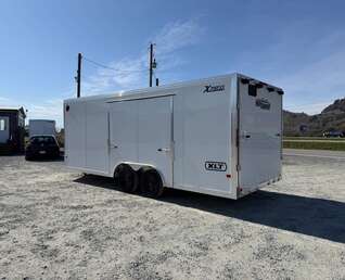 Thumbnail Photo of 2026 Alcom XLT Pro 8.5x20 Car Hauler Enclosed Cargo Trailer w/ Side escape door 7000lb GVW White
