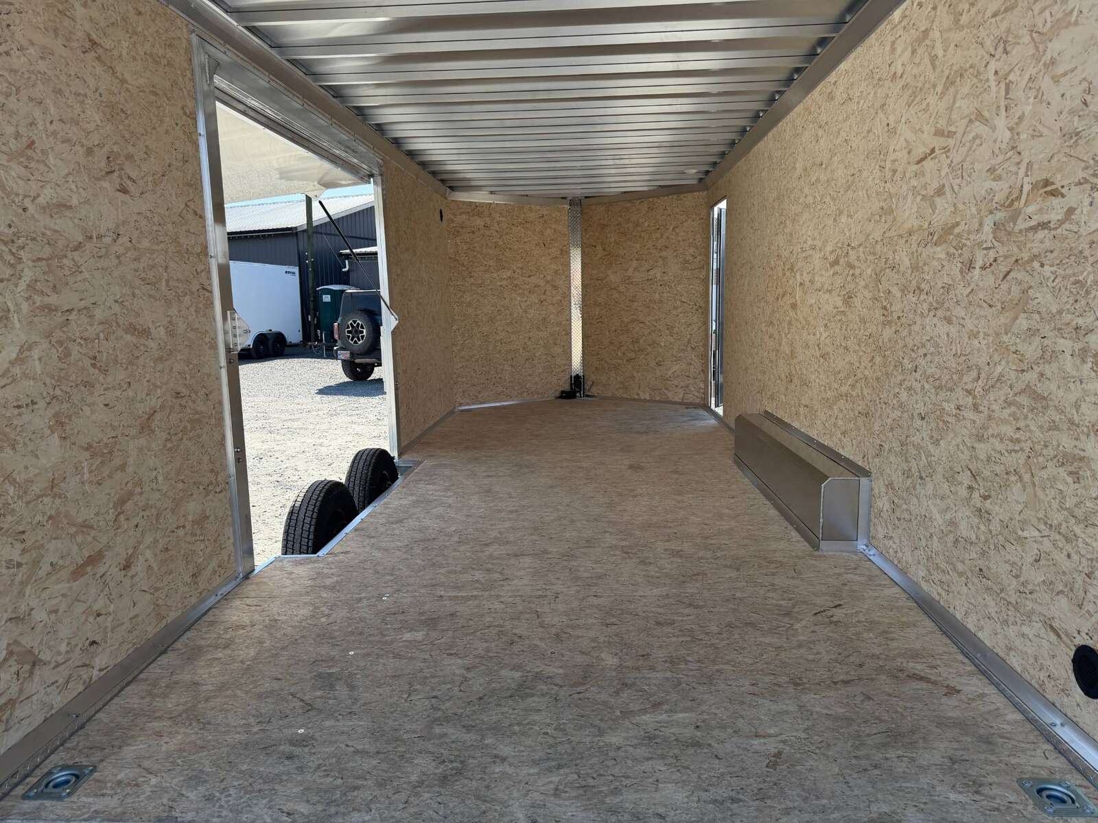 Photo of 2026 Alcom XLT Pro 8.5x20 Car Hauler Enclosed Cargo Trailer w/ Side escape door 7000lb GVW White
