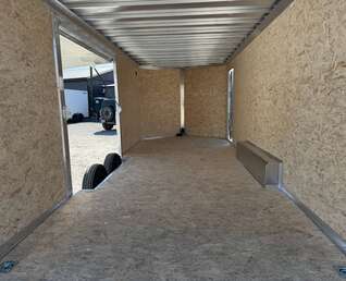 Thumbnail Photo of 2026 Alcom XLT Pro 8.5x20 Car Hauler Enclosed Cargo Trailer w/ Side escape door 7000lb GVW White