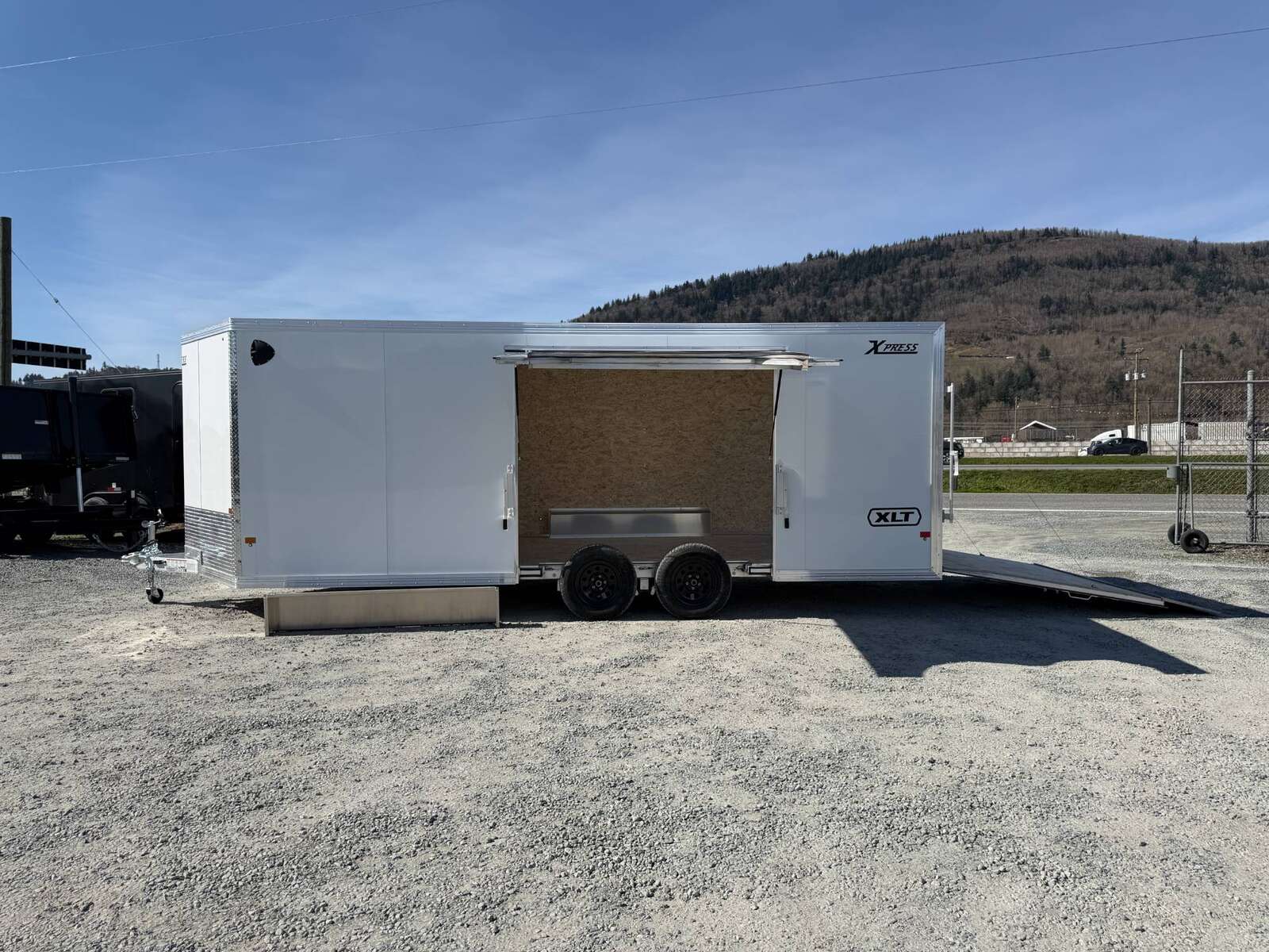 Photo of 2026 Alcom XLT Pro 8.5x20 Car Hauler Enclosed Cargo Trailer w/ Side escape door 7000lb GVW White