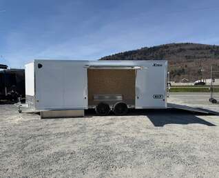 Thumbnail Photo of 2026 Alcom XLT Pro 8.5x20 Car Hauler Enclosed Cargo Trailer w/ Side escape door 7000lb GVW White