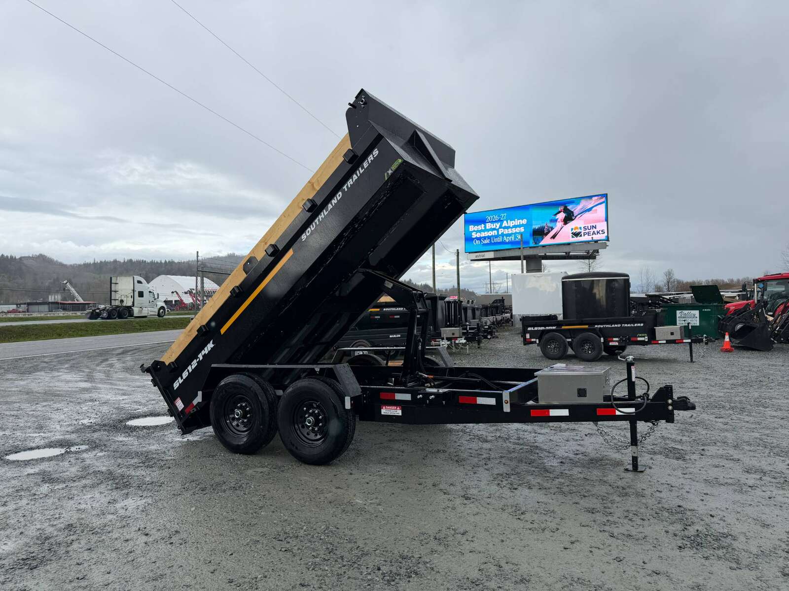 Photo of 2026 Southland 6X12 Dump Trailer 15,400LB Heavy Duty with Tarp & Ramps