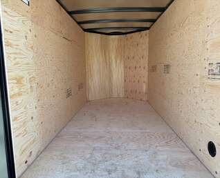 Thumbnail Photo of 2026 Royal Cargo 5x10 Cargo Enclosed Trailer V Nose Barn Doors Black
