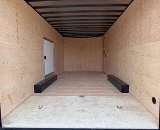 Thumbnail Photo of 2026 Royal Cargo 8.5x20 SIDE ESCAPE DOOR +V Nose 11,400lb Cargo / Enclosed Trailer Car Hauler Extra Height Ramp Door Black (GSR)