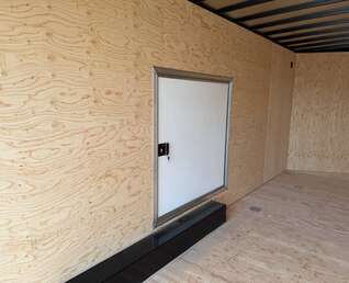 Thumbnail Photo of 2026 Royal Cargo 8.5x20 SIDE ESCAPE DOOR +V Nose 11,400lb Cargo / Enclosed Trailer Car Hauler Extra Height Ramp Door Black (GSR)