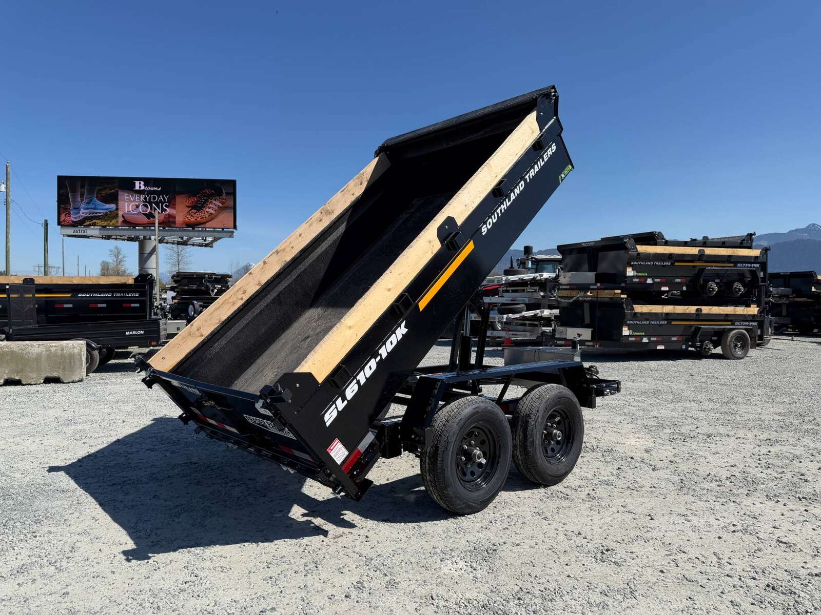 Photo of 2026 Southland 6x10 Dump Trailer 11,400lb GVW w/ Tarp & Ramps