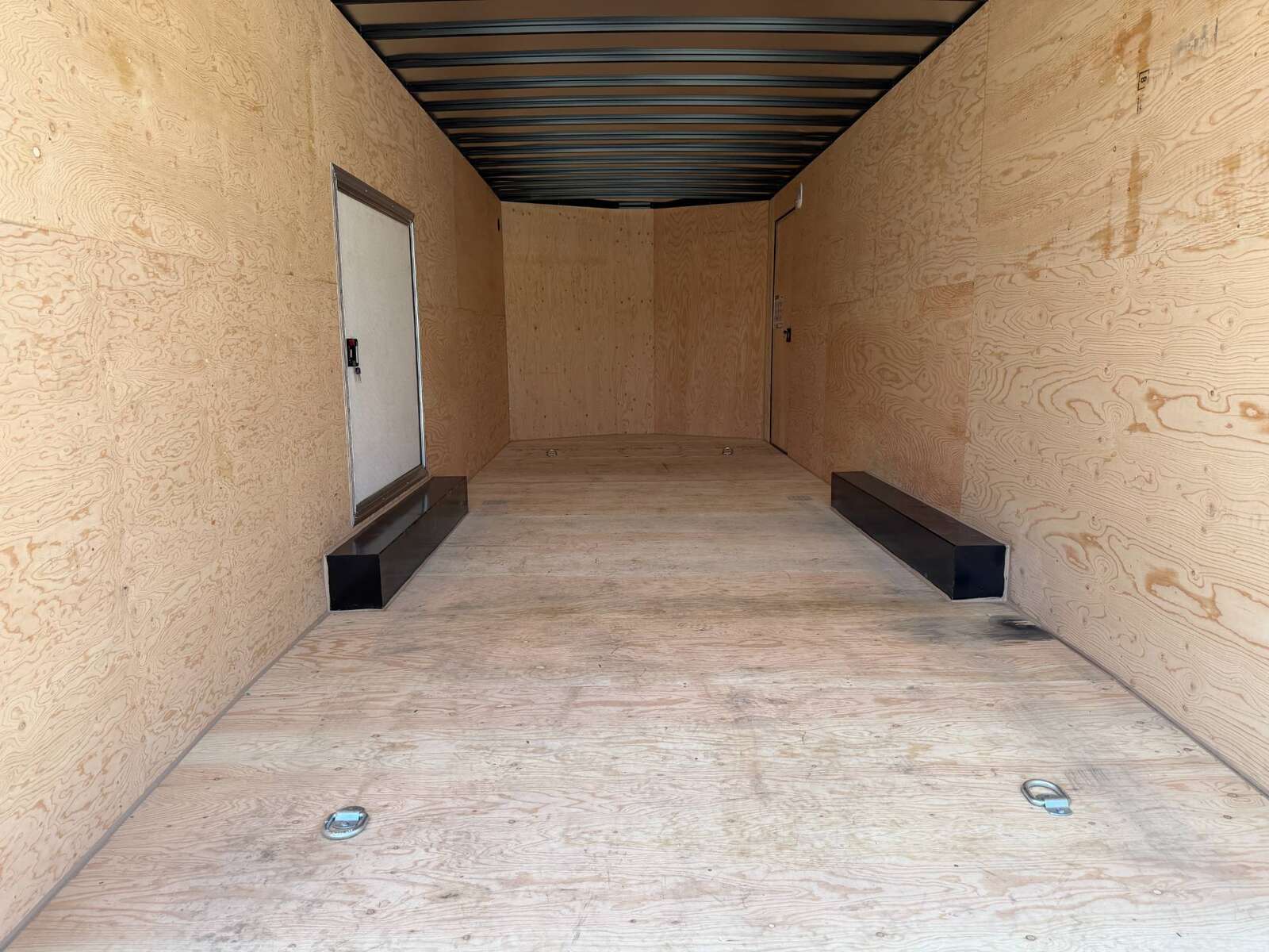 Photo of 2026 Royal Cargo 8.5x24 V Nose Car Hauler Cargo / Enclosed Trailer w/ Side Escape Door 11,400lb GVW Charcoal Grey Ramp Door Extra Height