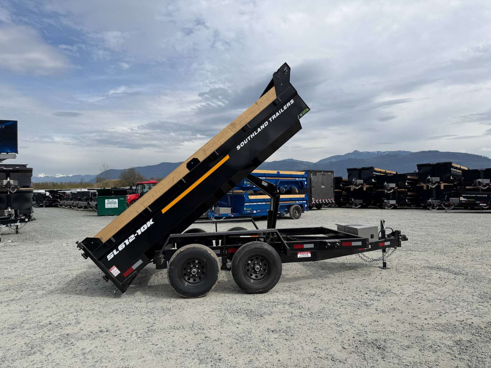 Photo of 2026 Southland 6X12 Dump Trailer 11,400LB GVW with Tarp and Ramps