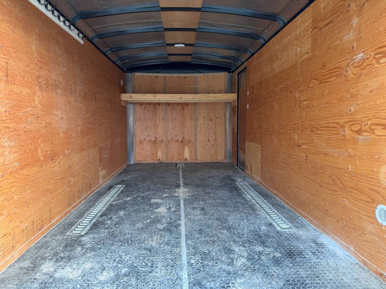 Photo of Pre Owned Used 2017 TNT 7x14 Cargo Enclosed Trailer 5000lbs GVW Black w/ Rear Barn Doors