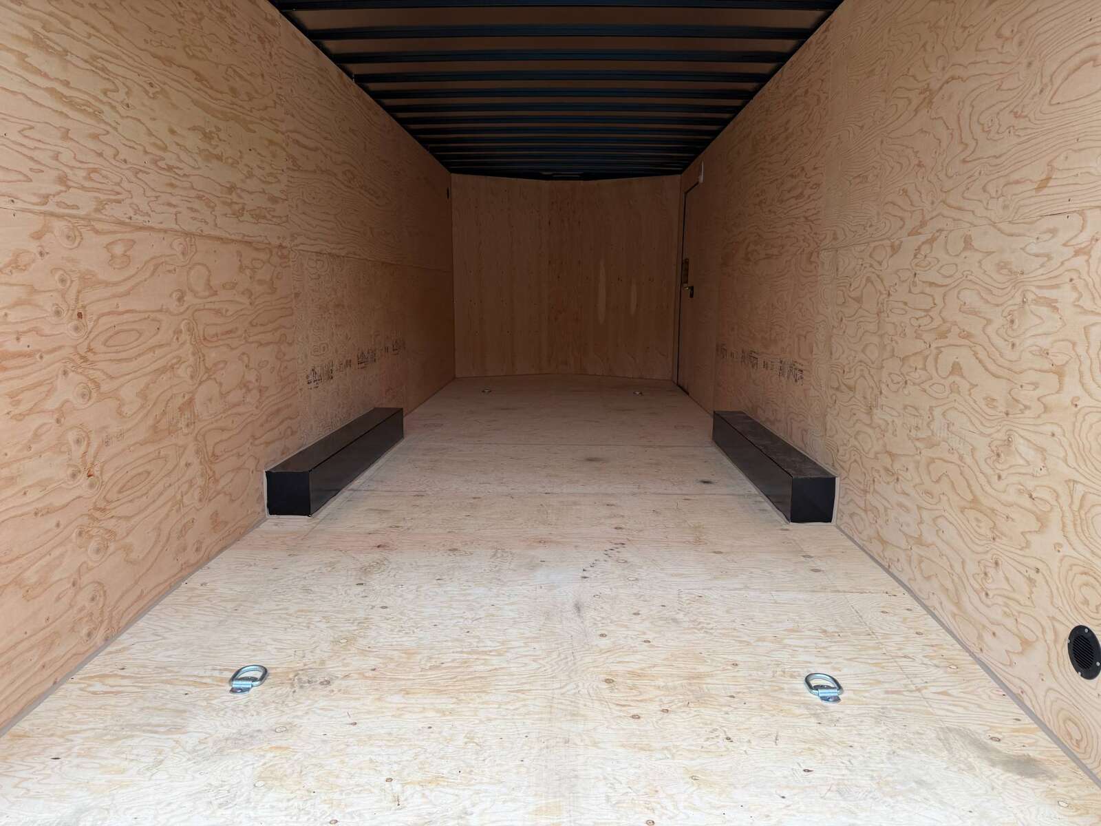 Photo of **SCRATCH SALE** 2026 Royal Cargo 8.5x24 V Nose Car Hauler Cargo / Enclosed Trailer 11,400lb GVW Charcoal Grey Ramp Door Extra Height (GSR)