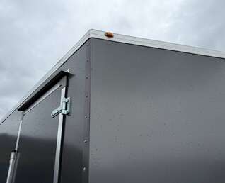 Thumbnail Photo of **SCRATCH SALE** 2026 Royal Cargo 8.5x24 V Nose Car Hauler Cargo / Enclosed Trailer 11,400lb GVW Charcoal Grey Ramp Door Extra Height (GSR)