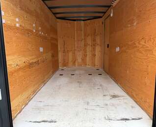 Thumbnail Photo of Pre Owned Used 2025 Royal Cargo 6x12 V Nose Cargo / Enclosed Trailer Ramp Door Black